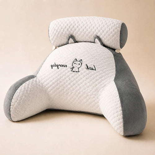 Coussin de lecture réglable matelassé