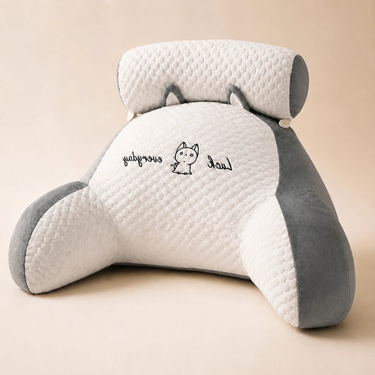 Coussin de lecture réglable matelassé