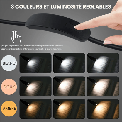 Lampe de lecture de cou LED rechargeable par USB