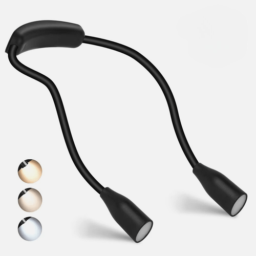 Lampe de lecture de cou LED rechargeable par USB