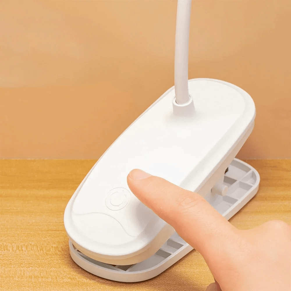 PDL® - Lampe de lecture LED 360° pour bureau et chevet Blanc