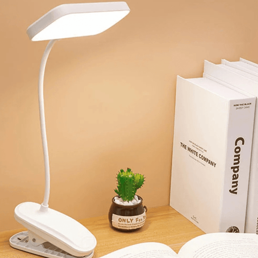 PDL® - Lampe de lecture LED 360° pour bureau et chevet Blanc