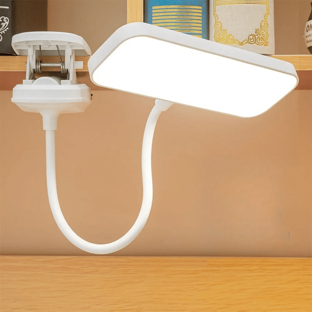 PDL® - Lampe de lecture LED 360° pour bureau et chevet Blanc
