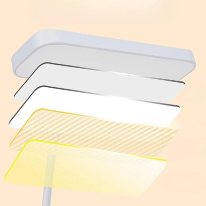 PDL® - Lampe de lecture LED 360° pour bureau et chevet Blanc