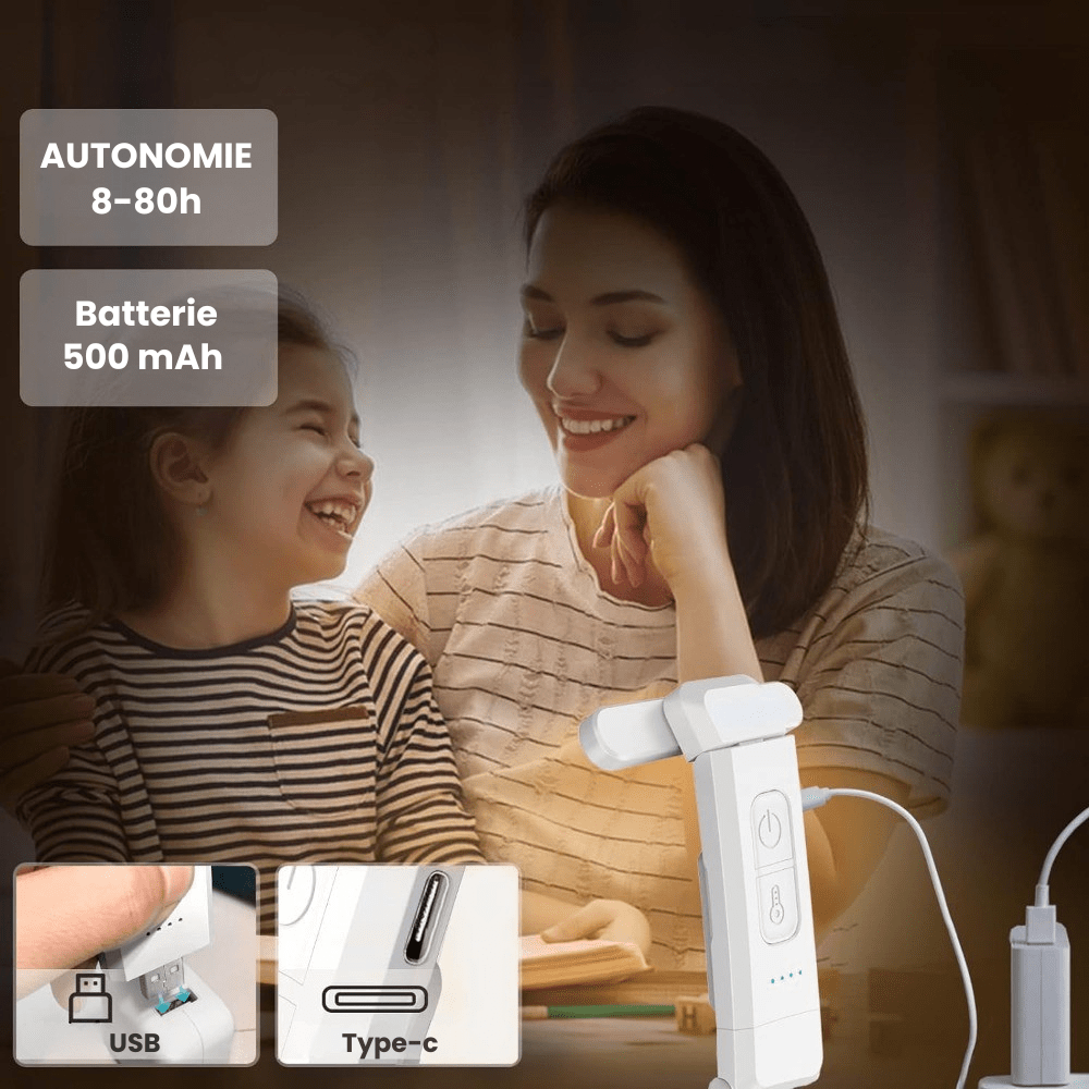 PDL ® - Lampe de lecture rechargeable double LED
