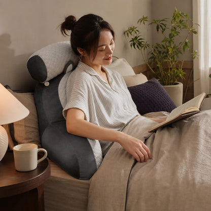 Coussin de lecture réglable matelassé