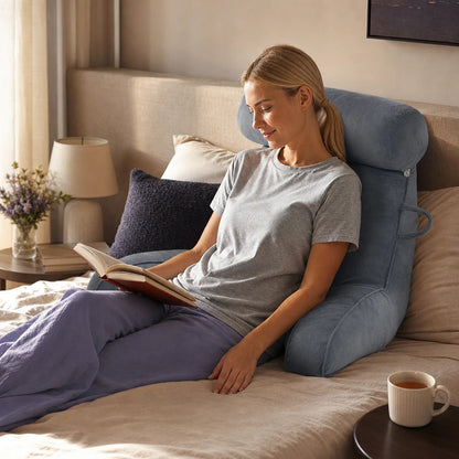 Coussin de lecture triangulaire grand format