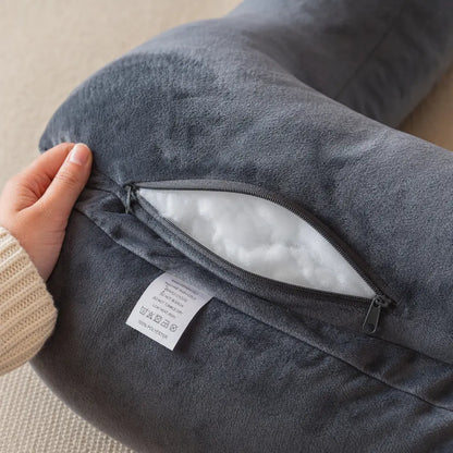 Coussin de lecture avec accoudoirs et poche