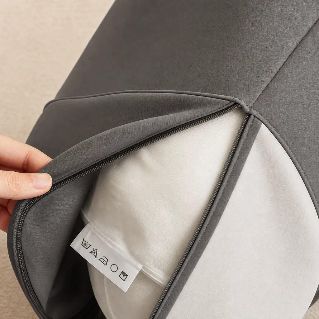 Coussin de lecture ergonomique à poches latérales