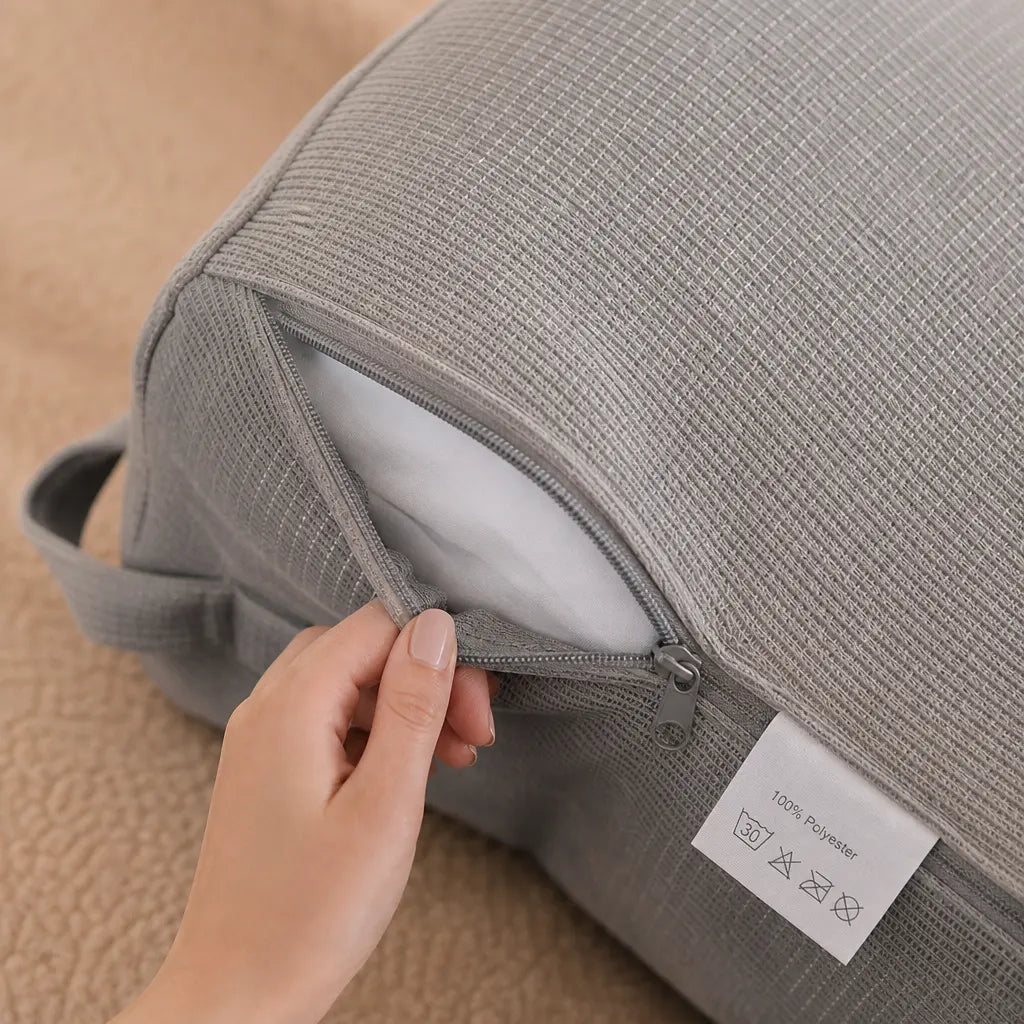Coussin de lecture avec accoudoirs et appui-tête
