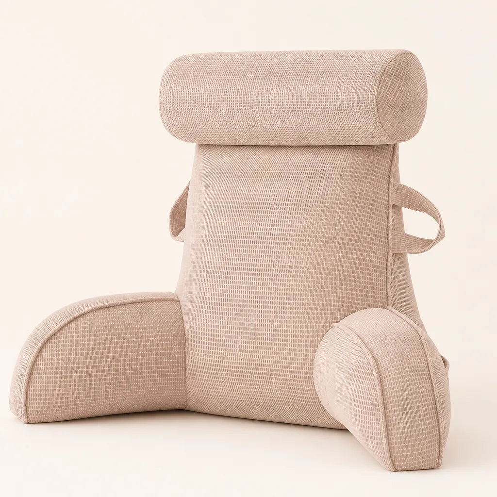 Coussin de lecture avec accoudoirs et appui-tête