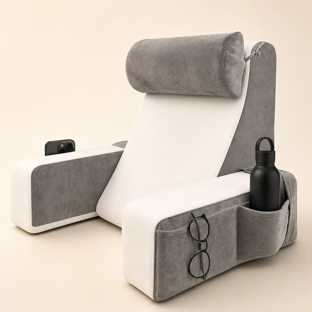 Coussin de lecture XL avec accoudoirs