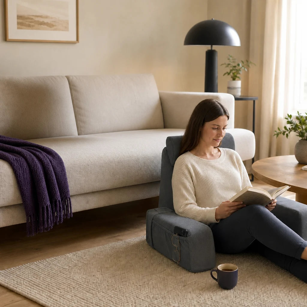 Coussin de lecture XL avec accoudoirs